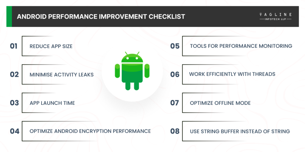 Android performance improvement checklist