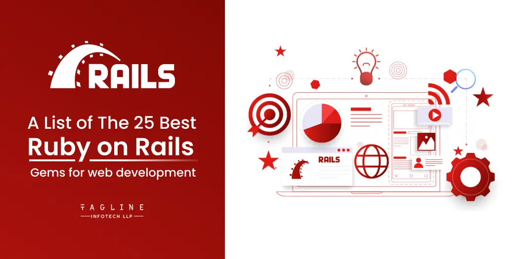 Unlock the power of Ruby on Rails with these top 25 gems! Each gem in this vibrant collage plays a crucial role in enhancing your web app development experience.