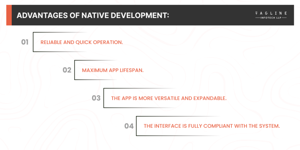 Advantages of native development