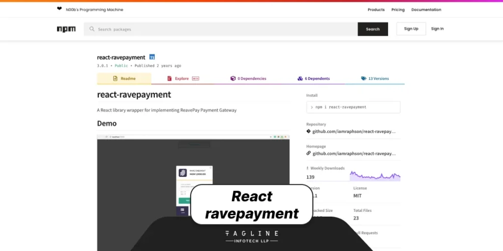 React-ravepayment