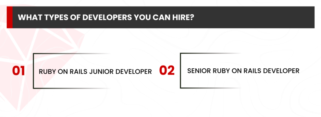 What types of developers you can hire?