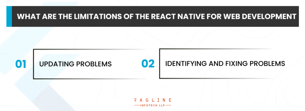 What are the limitations of react native for web development