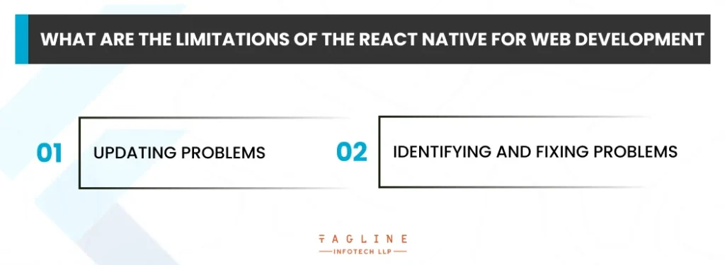 What are the limitations of react native for web development