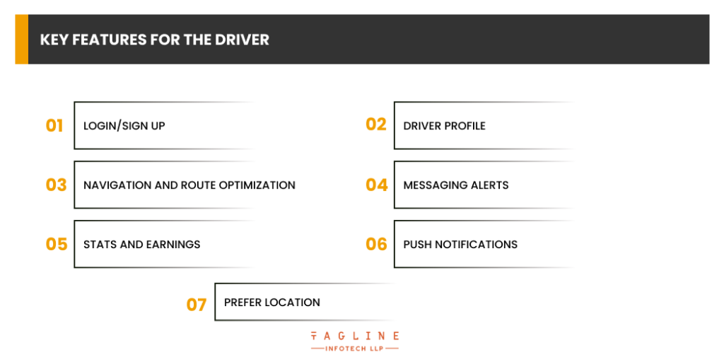 Key Features for the Driver