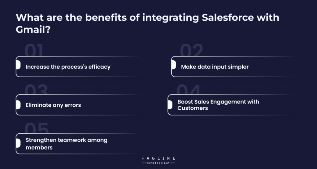 the benefits of integrating Salesforce with Gmail