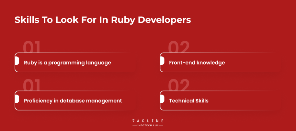 Skills to look for in Ruby Developers
