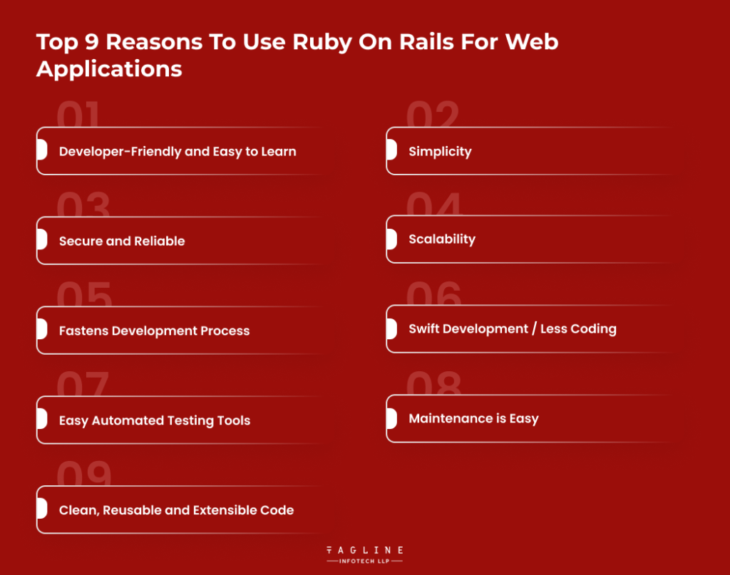Reasons To Use Ruby On Rails For Web Applications