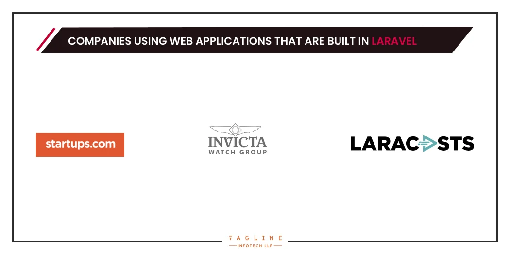 Companies using web applications that are built in Laravel