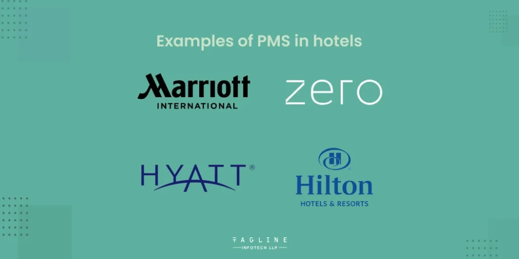 Examples of PMS in hotels