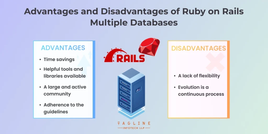 Advantages and Disadvantages of Ruby on Rails Multiple Databases