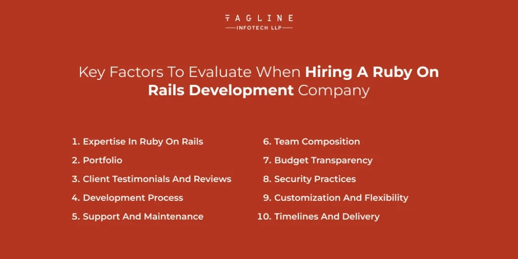 Key Factors to Evaluate When Hiring a Ruby on Rails Development Company