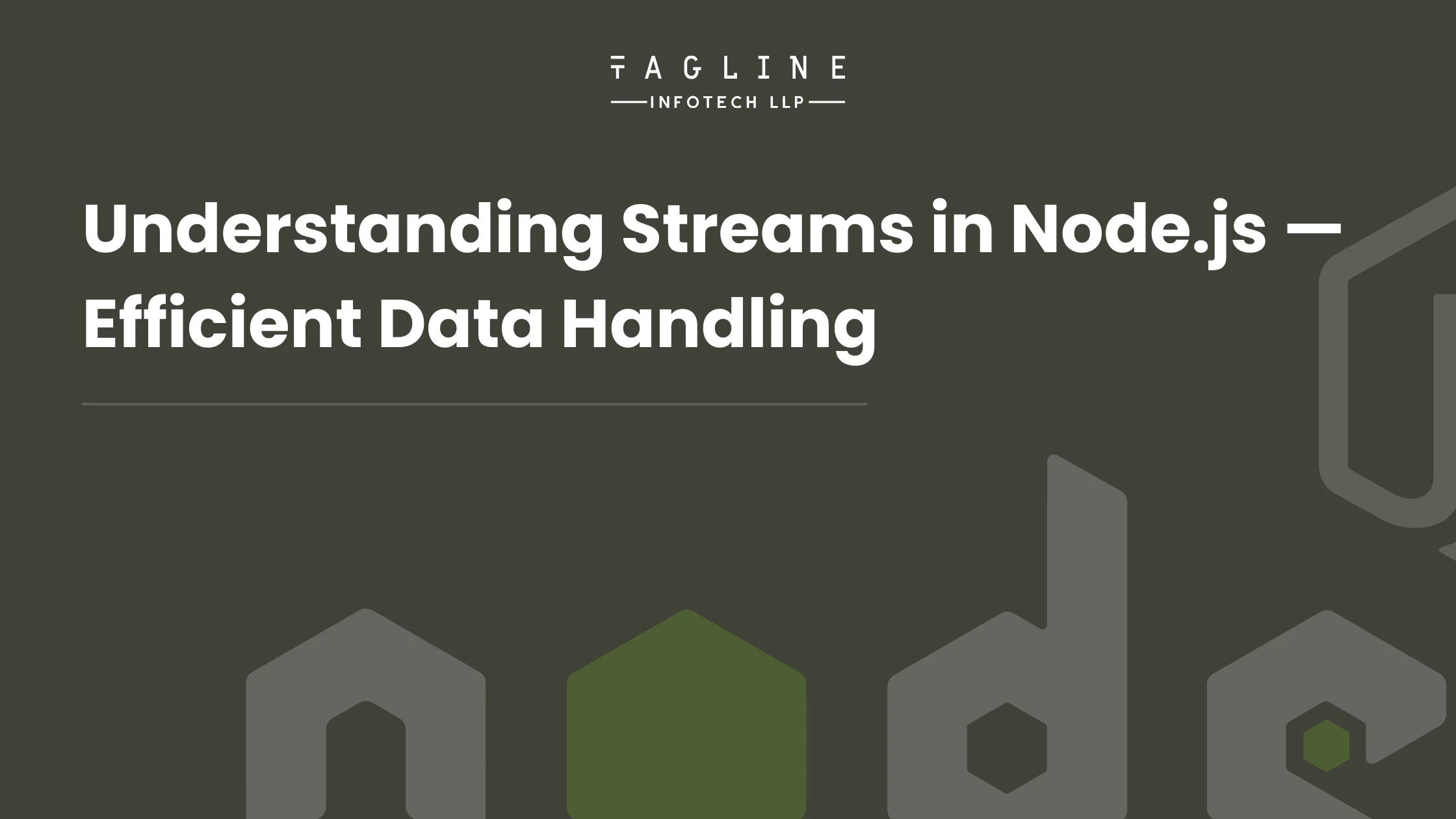 Understanding Streams in Node.js — Efficient Data Handling